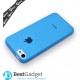 Чехол 0.3mm Pinlo Slice 3 для iPhone 5c (Transparent Blue)  + пленка